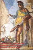 Details von Gott Priapos in der griechischen Mythologie hat ein riesiges Gemächt Thumb