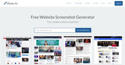 Thum.io | Schnelle Echtzeit Website Screenshot API