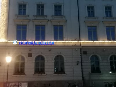 Hofbräukeller Biergarten Wiener Platz in Haidhausen