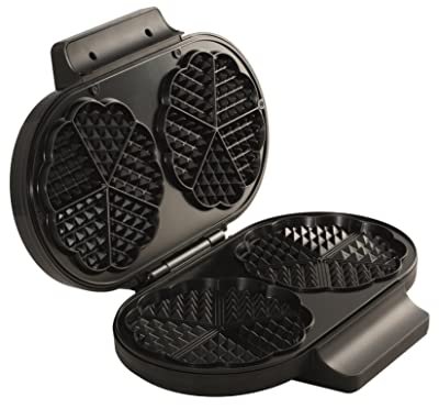 MIA Waffeleisen WA6064 mit Thermostat - Ein Doppel Waffelautomat