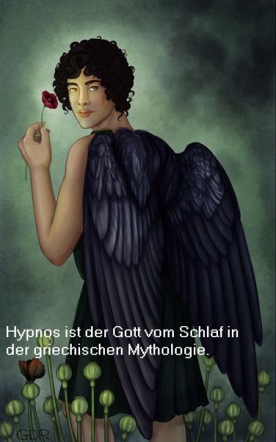 Der Gott vom Schlaf heit Hypnos