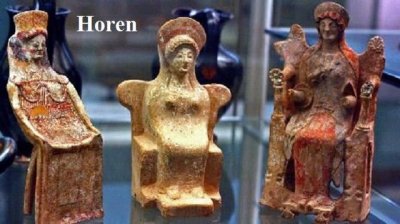 Die Horen sind in der griechischen Mythologie Göttinnen des geregelten Lebens