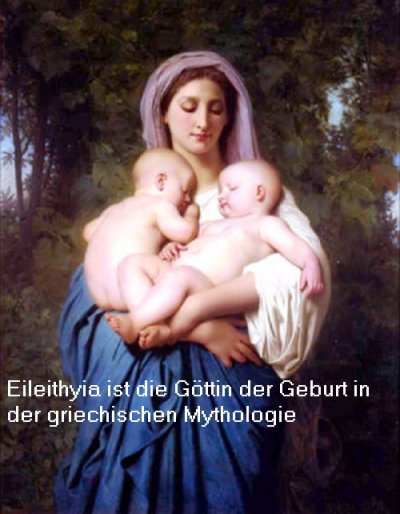 Eileithyia ist die Göttin der Geburt in der griechischen Mythologie