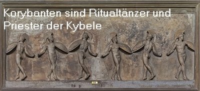 Die Korybanten sind kastrierte Ritualtänzer in der griechischen Mythologie