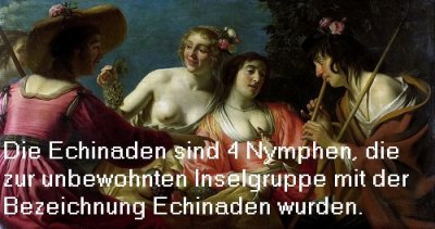 Die Echinaden sind in der griechischen Mythologie vier Nymphen