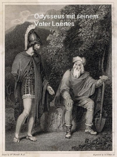 Laertes ist der Vater vom Heros Odysseus