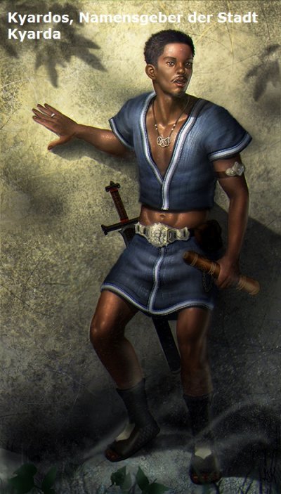 Kyardos ist der Namensgeber der Stadt Kyarda