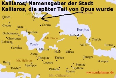 Kalliaros ist der Namensgeber der gleichnamigen Ortschaft