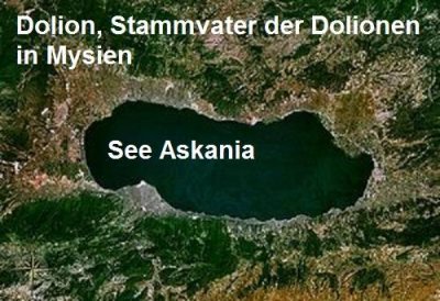 Dolion ist der Stammvater der Dolionen in Mysien