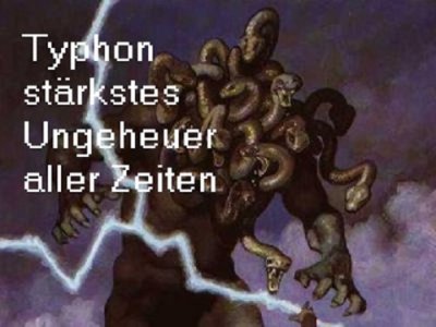 Typhon (Sturmriese) sollte Zeus entmachten